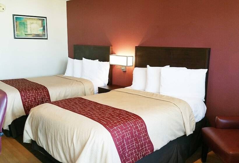 Номер Стандарт 2 Двуспальные Кровати, Red Roof Plus Chicago   Hoffman Estates