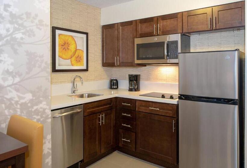 带大床的套房, Residence Inn By Marriott Jacksonville Butler Boulevard