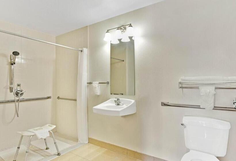 장애인을 위한 킹사이즈 침대 스탠다드 룸, Super 8 By Wyndham Tucson/grant Road Area Az