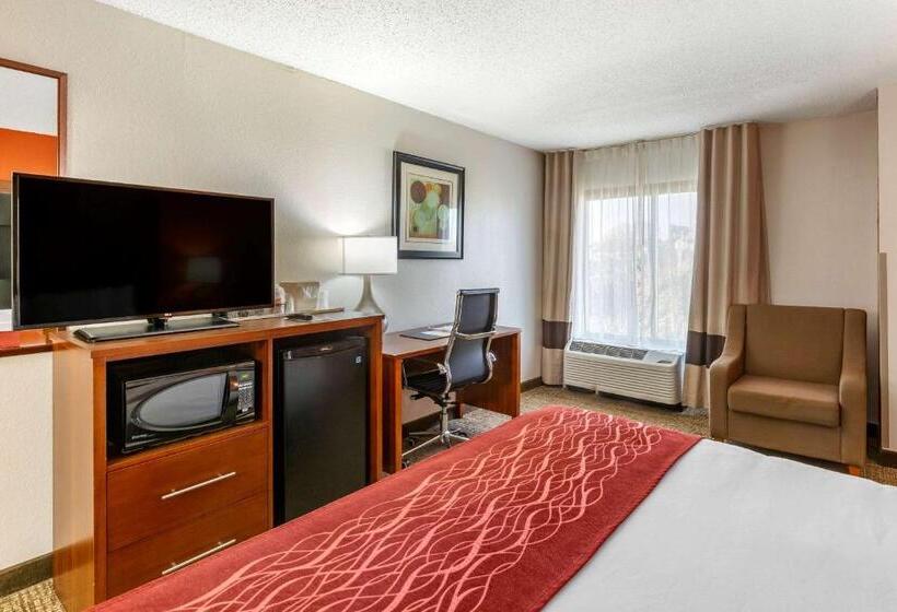 适合残疾人士使用的带超级大床的标准间, Comfort Inn Greensboro  Kernersville