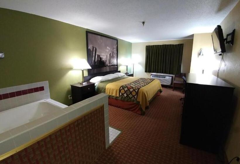 חדר דלוקס עם מיטת קינג, Super 8 By Wyndham Dekalb Il