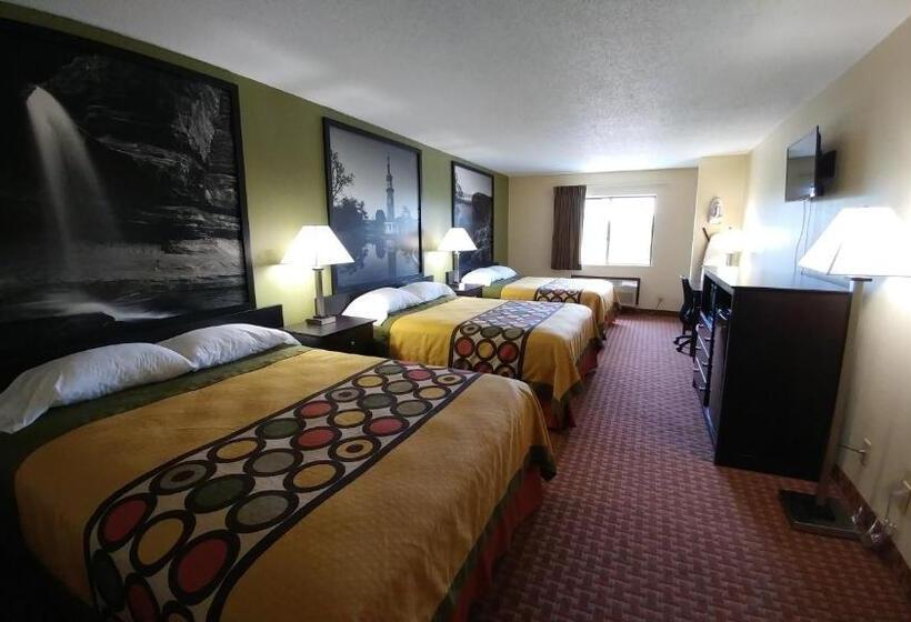 חדר סטנדרט עם מיטת קינג, Super 8 By Wyndham Dekalb Il