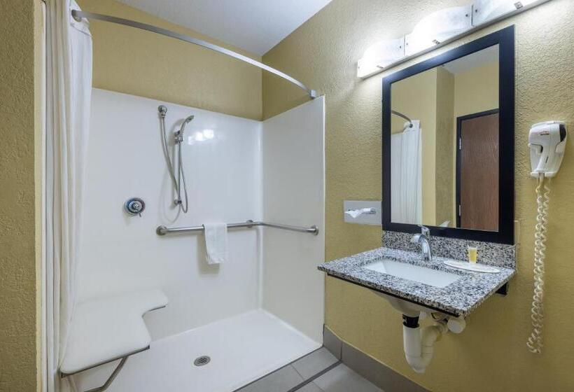 Номер Стандарт Кровать Кинг Адаптированный для Инвалидов, Super 8 By Wyndham Nixa/springfield Area