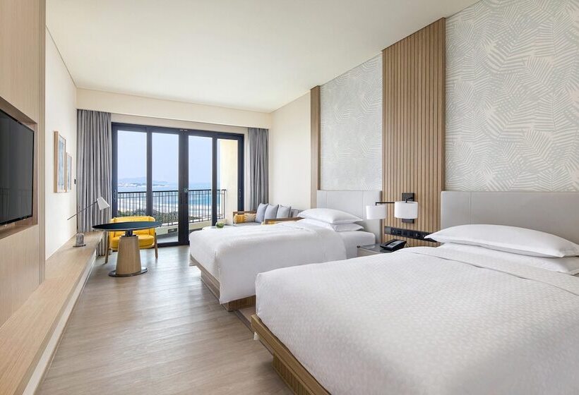 스탠다드 룸 더블 침대 2개, Four Points By Sheraton Wuchuan, Loong Bay