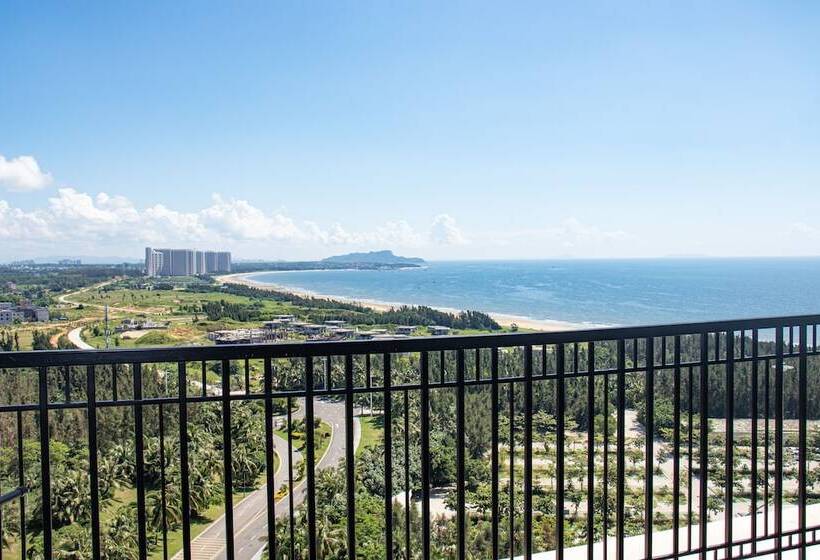 스탠다드 룸 더블 침대 바다 전망, Four Points By Sheraton Wuchuan, Loong Bay