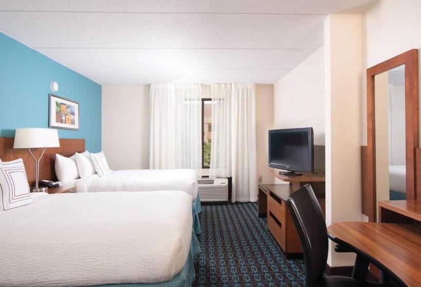 ２ダブルベッドのスタンダードルーム, Fairfield Inn And Suites Atlanta Airport South/sullivan Road