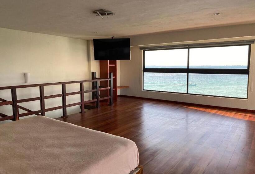 شقة غرفة واحدة مطلة على البحر, Cuxos Hotel Beachfront