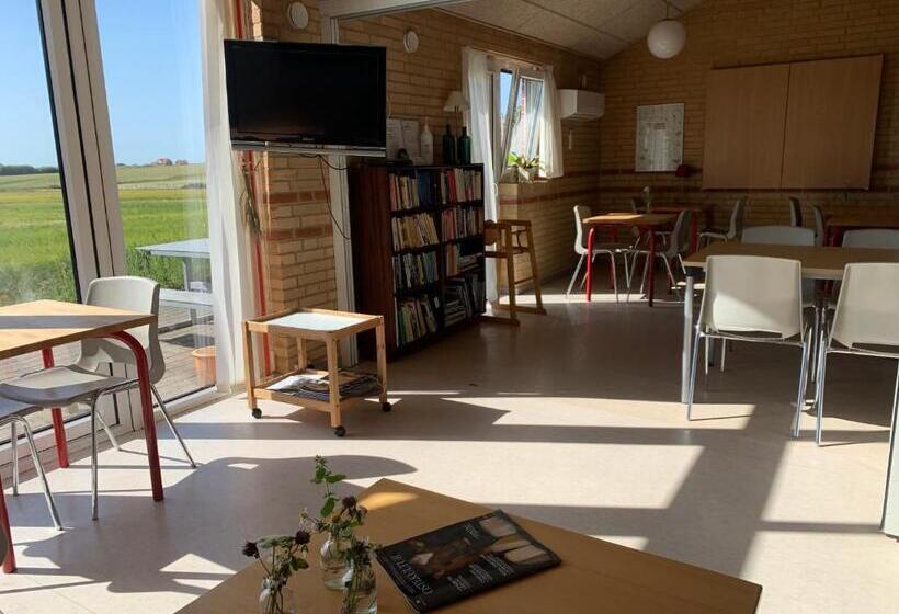 غرفة عائلية حمام مشترك, Danhostel Fjaltring
