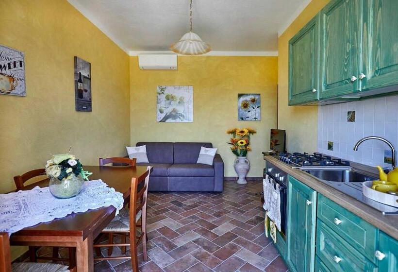 Апартаменты 1 Спальня с Террасой, Agriturismo Montecrespini