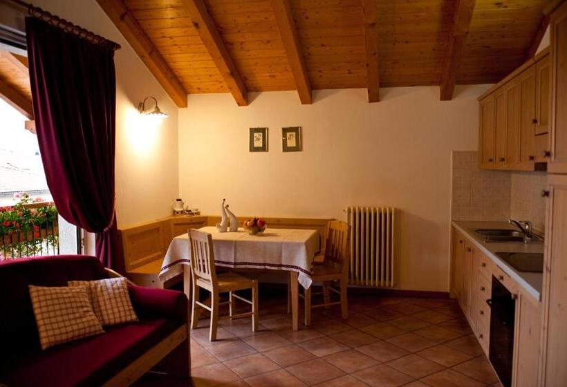 带1个卧室的公寓, Agritur Renetta