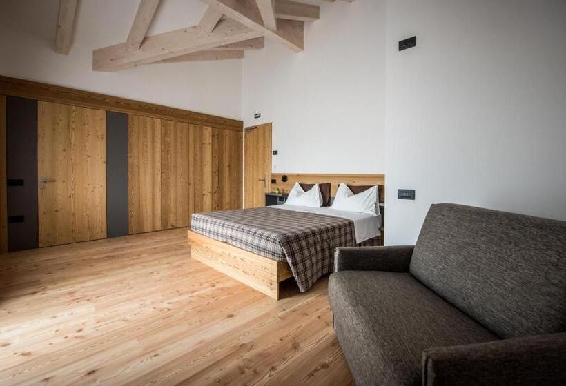 小型套房带阳台, Agritur Renetta