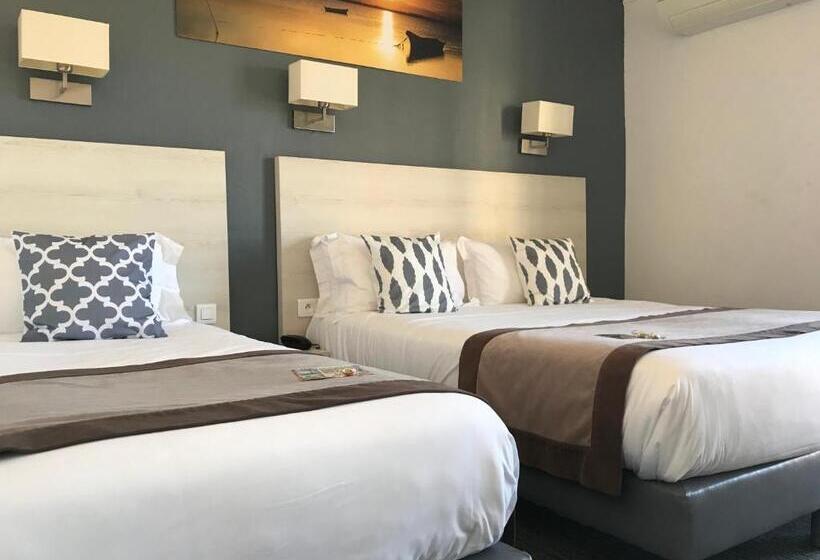Triple Room Sea View, Le Regina Hôtel Et Restaurant Canet Plage