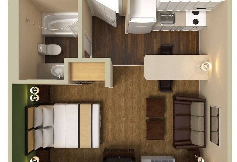 Люкс, Extended Stay America Select Suites   Jacksonville Salisbury Rd Southpoint