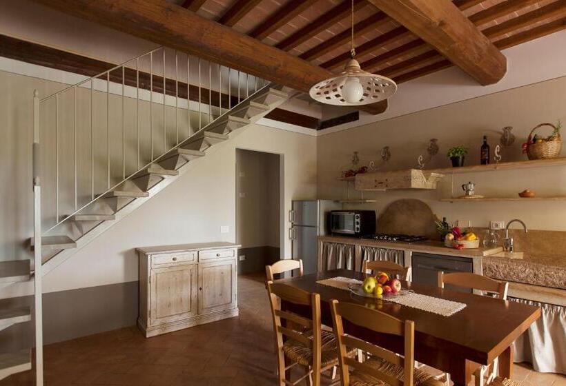 ３ベッドルームのデラックスアパートメント, Agriturismo Bio Podere Doganelle