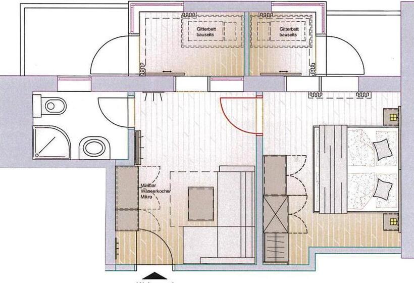 Люкс 2 Спальни, Familienhotel Trebesingerhof