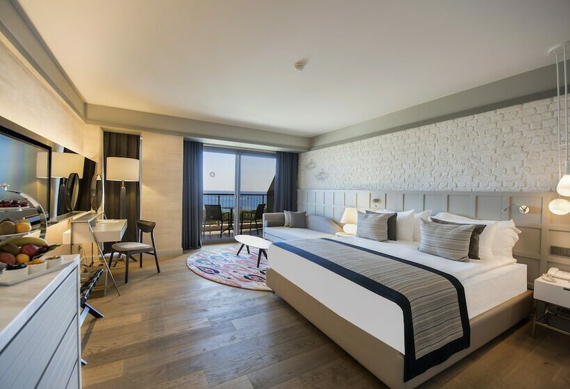 غرفة ديلوكس مطلّة علي البحر, Acanthus Cennet Barut Collection   Ultra All Inclusive