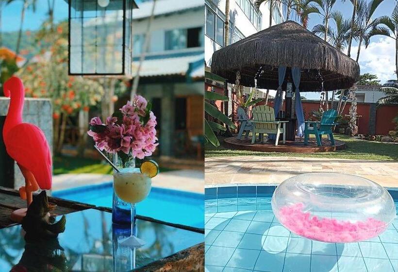 스탠다드 스튜디오 정원 전망, Pousada Villa Caiobá