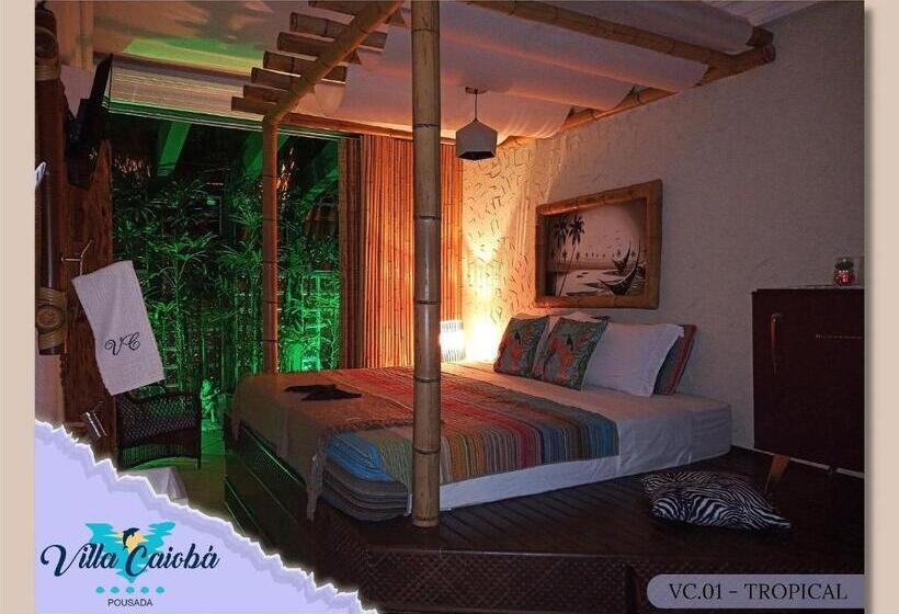 스탠다드 스튜디오 정원 전망, Pousada Villa Caiobá