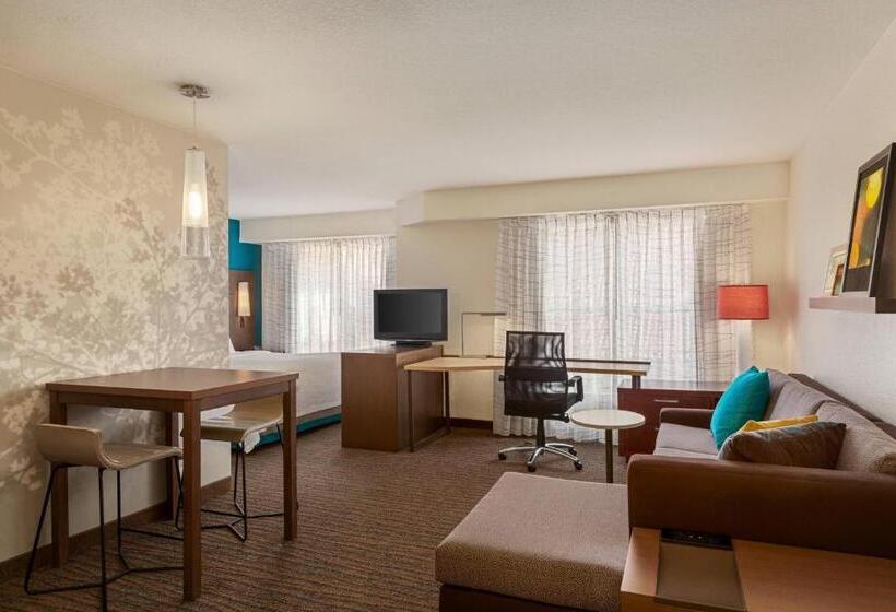 带大床的标准工作室, Residence Inn Phoenix Chandler/fashion Center