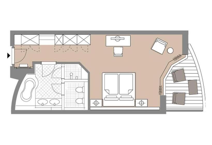 Номер Deluxe Вид на Озеро, Althoff Seehotel überfahrt