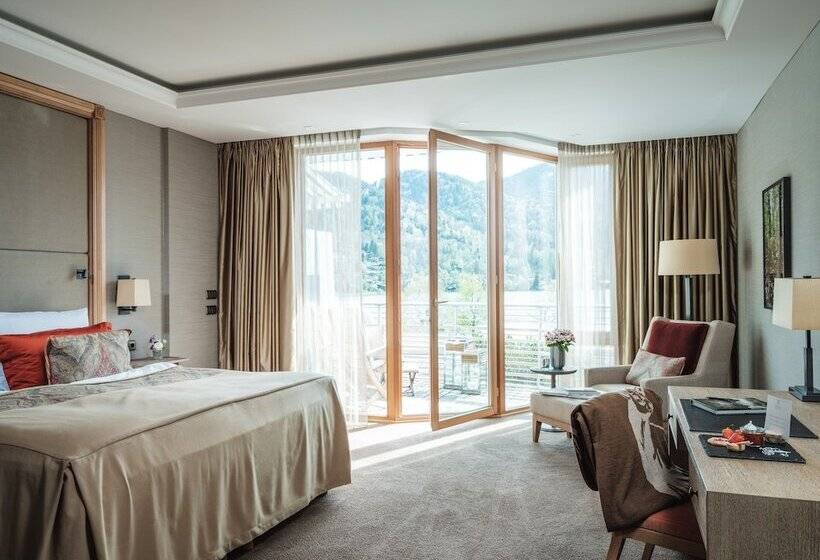 Номер Deluxe Вид на Озеро, Althoff Seehotel überfahrt