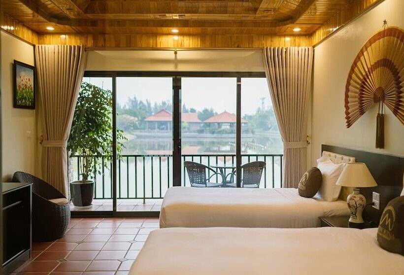 اتاق پریمیوم با چشم‌انداز دریاچه, Memorina Ninh Binh Resort