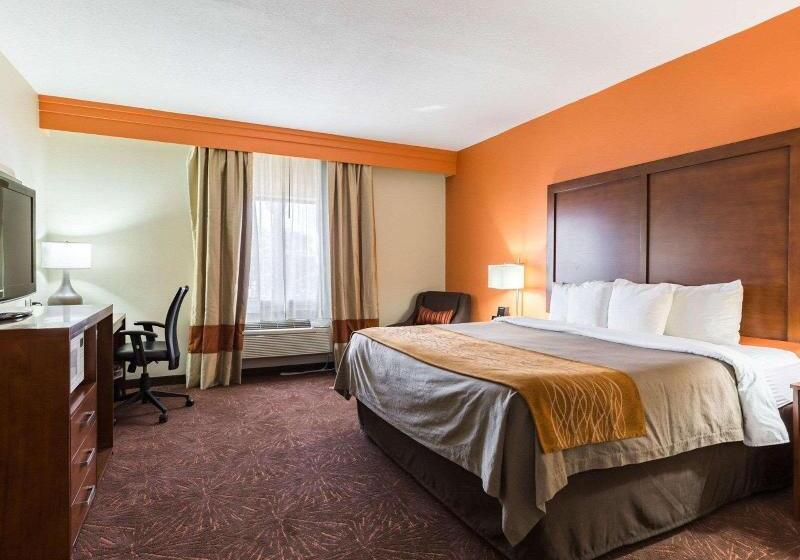 带大床的标准间, Econo Lodge Inn & Suites East Houston I10