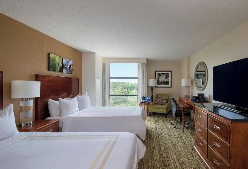 ２ダブルベッドのスタンダードルーム, Atlanta Marriott Alpharetta