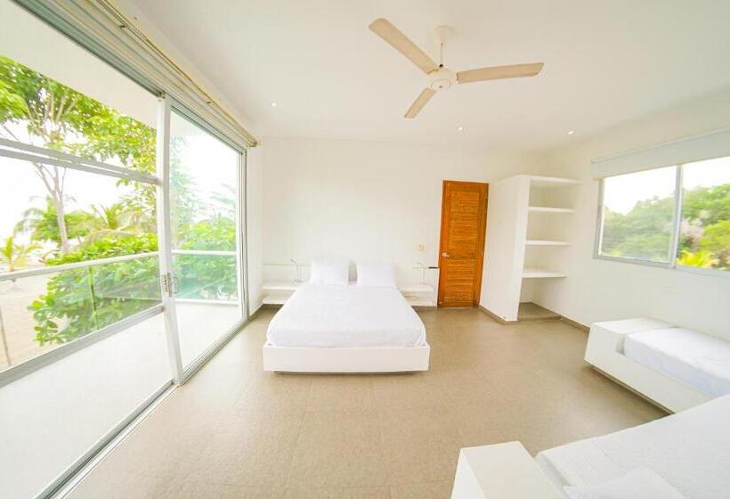 Quarto Quádruplo Estandar Vista Mar, Quinta Del Mar La Joya
