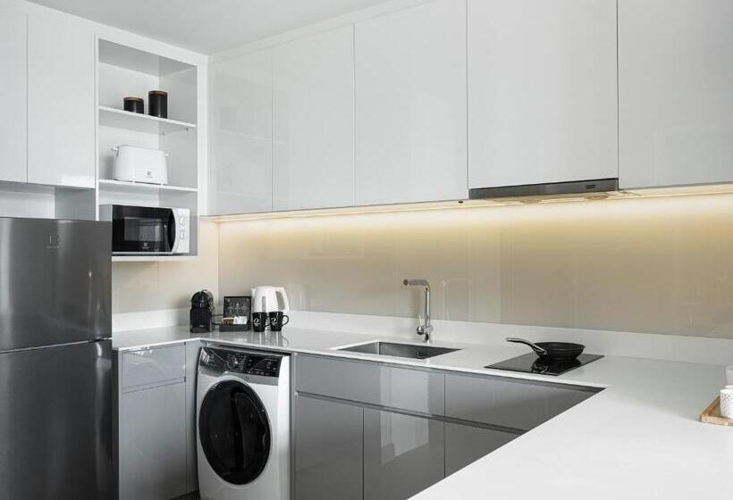 آپارتمان اجرایی 1 خوابه, Oakwood Suites Bangkok
