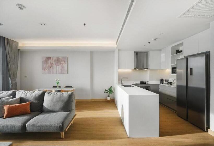 آپارتمان مدیریتی 2 خوابه, Oakwood Suites Bangkok
