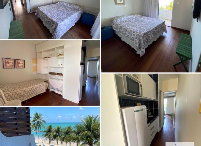 Апартаменты 1 Спальня с Балконом, Apart Hotel Marinas Tamandaré