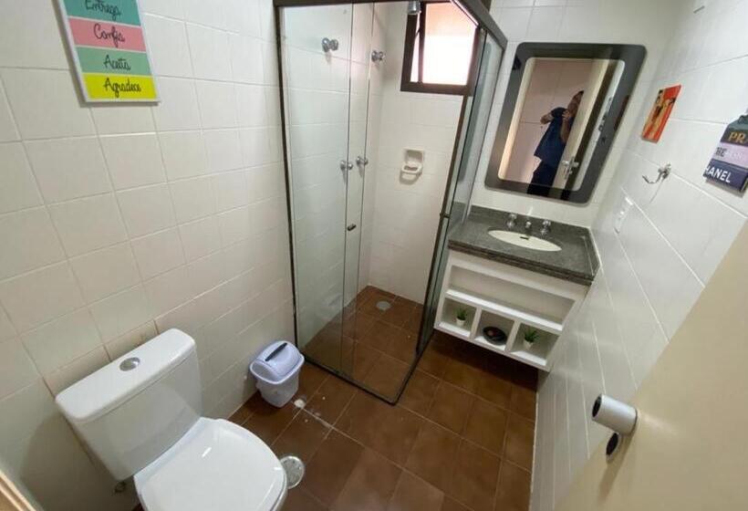 침실 1개 아파트, Guarujá Flat