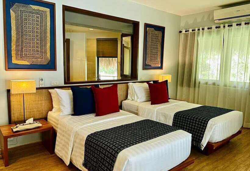 اتاق لوکس با چشم‌انداز دریا, Amun Ini Beach Resort & Spa