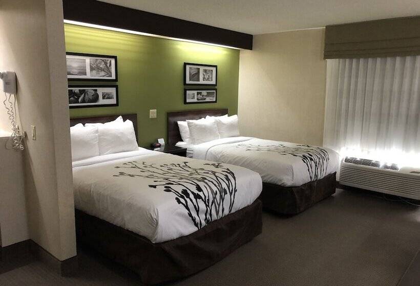 스탠다드 룸 더블 침대 2개, Sleep Inn Near Great Lakes Naval Base