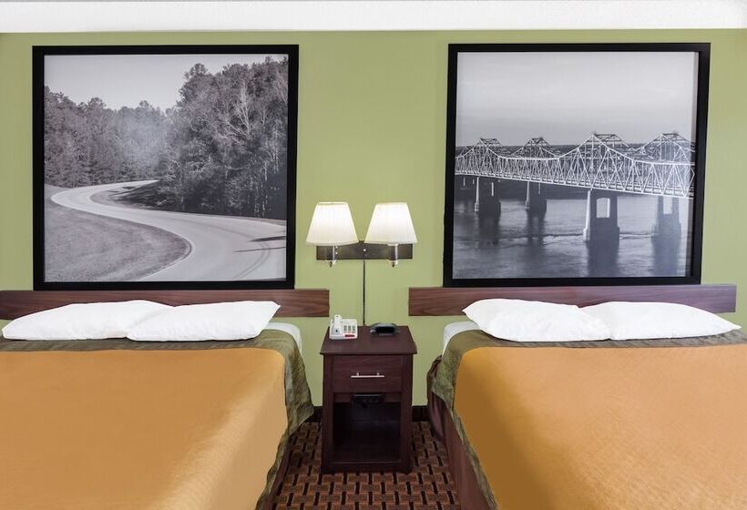 Номер Стандарт 2 Двуспальные Кровати, Super 8 By Wyndham Madison/ridgeland Area