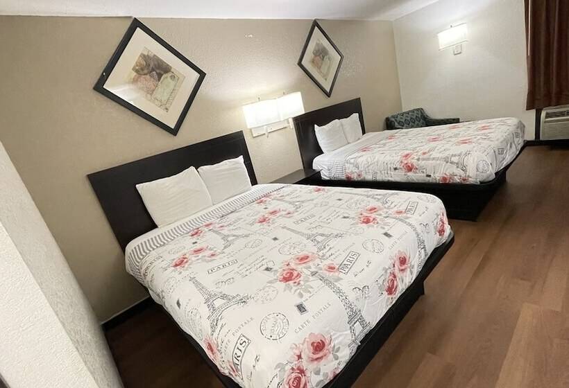 Номер Стандарт 2 Двуспальные Кровати, Americas Best Value Inn Pinckneyville