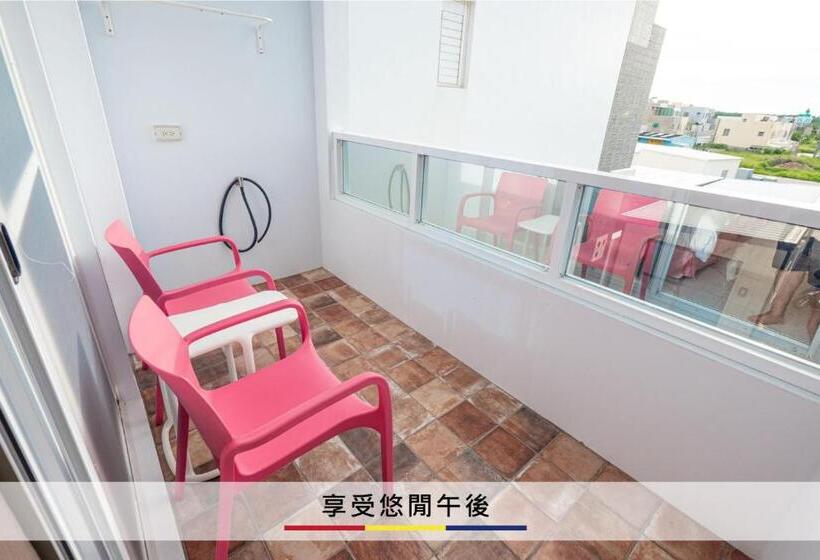 اتاق استاندارد با چشم‌انداز, 蒙德里安山水民宿