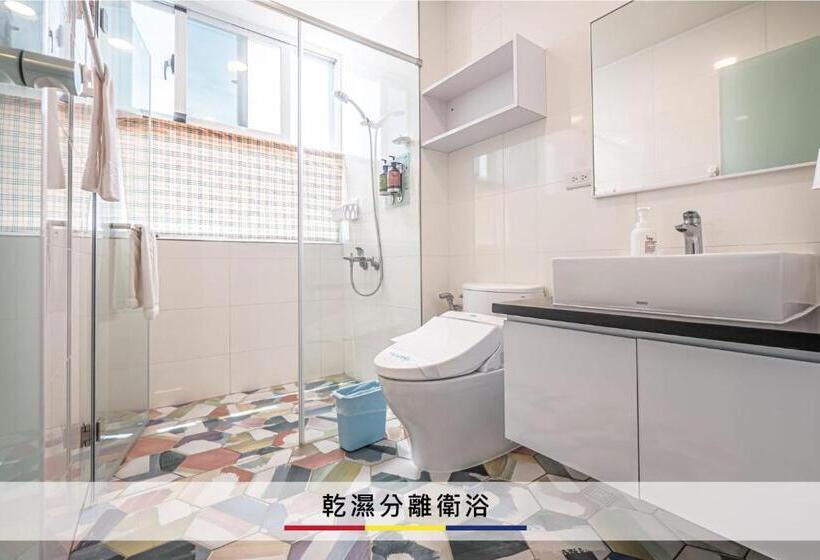 اتاق لوکس با چشم‌انداز دریا, 蒙德里安山水民宿