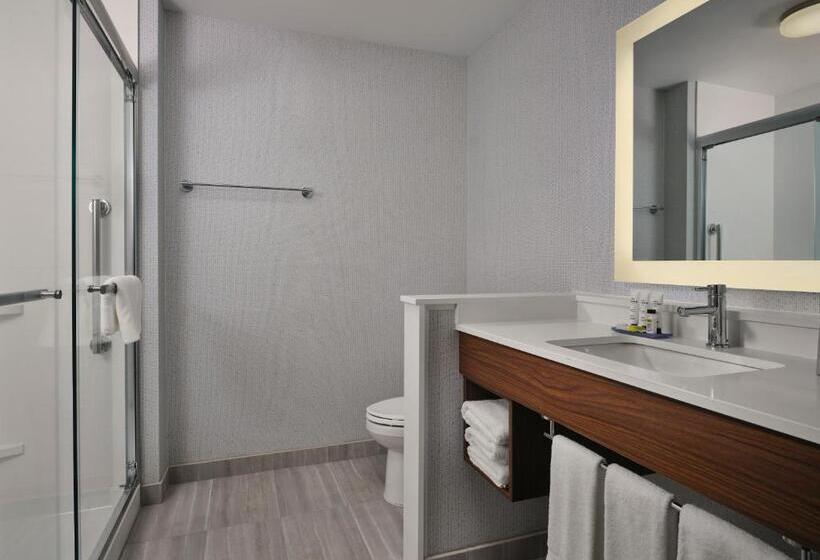带大床的行政房间, Holiday Inn Express & Suites   Lockport, An Ihg