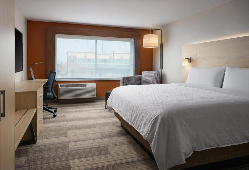 适合残疾人士使用的带超级大床的标准间, Holiday Inn Express & Suites   Lockport, An Ihg