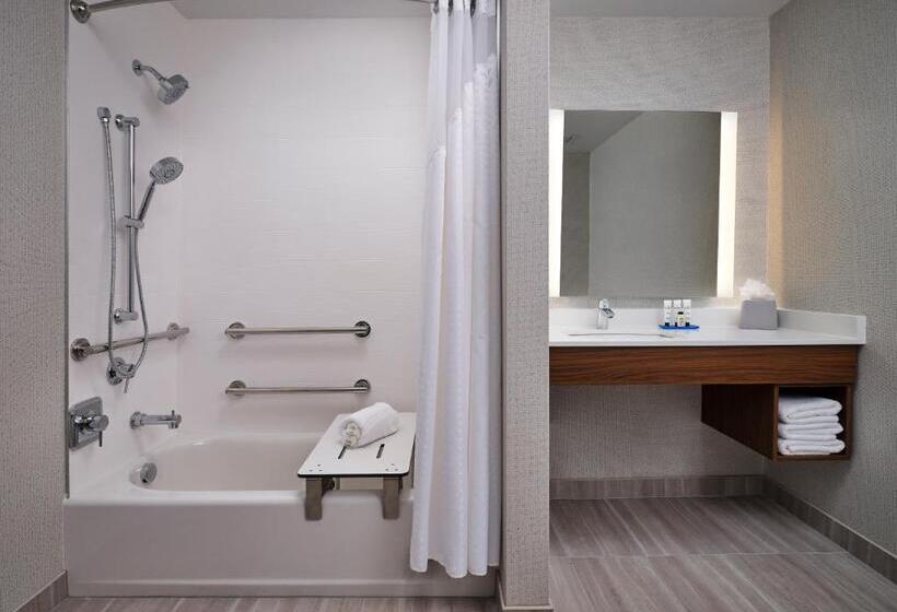 适合残疾人士使用的套间, Holiday Inn Express & Suites   Lockport, An Ihg