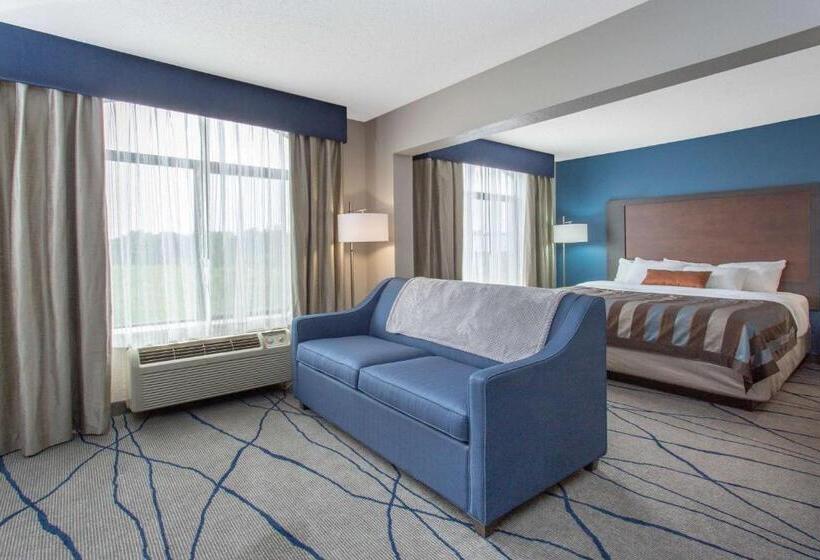 Люкс Deluxe Кровать Кинг, Wingate By Wyndham Indianapolis Airport Plainfield