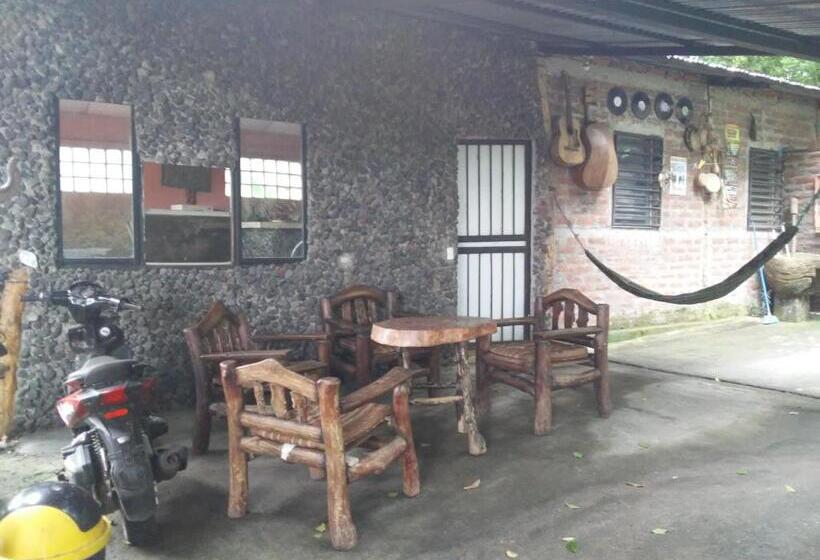 带1个卧室带花园景观的公寓, Hostal Eco Lodge La Chiponga