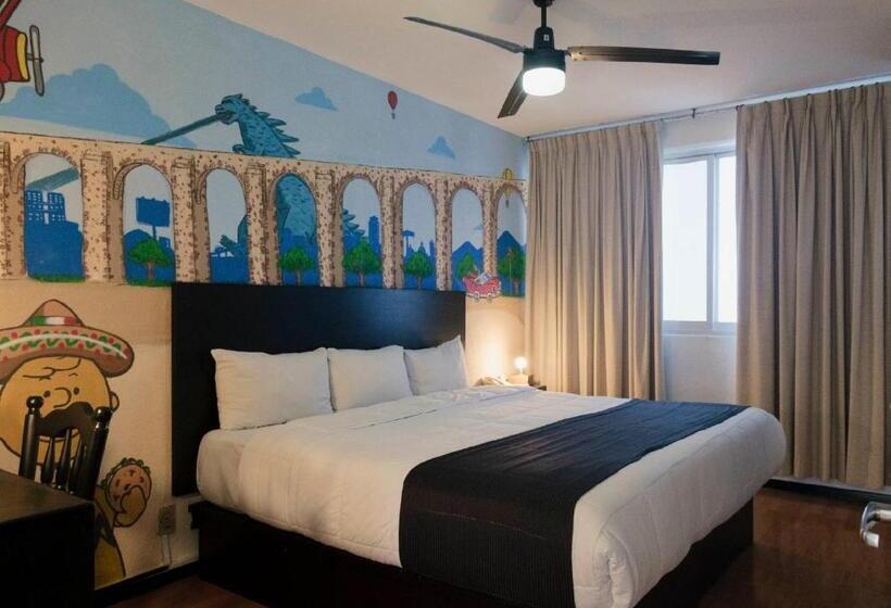 اتاق استاندارد با تخت بزرگ, Hi Hotel Impala Queretaro