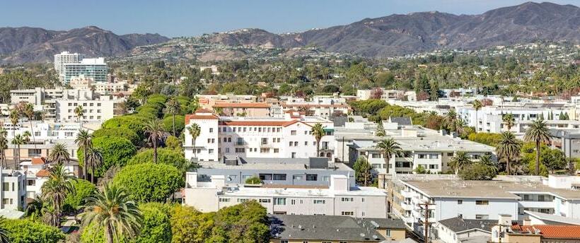 琮城市景观的豪华间, Huntley Santa Monica Beach