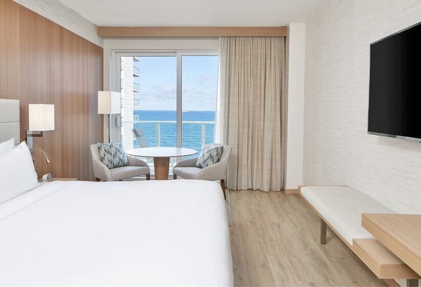 스탠다드 룸 더블 침대 바다 전망, Ac Hotel By Marriott Fort Lauderdale Beach