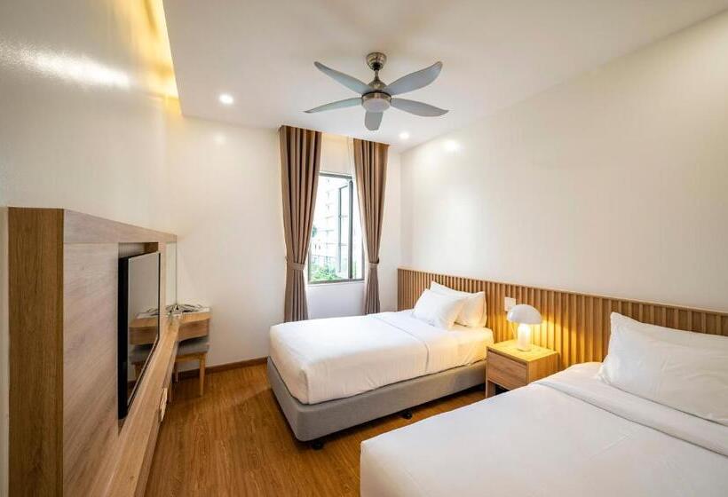 اتاق لوکس با چشم‌انداز شهر, Ann Hotel & Spa Khem Beach Pq