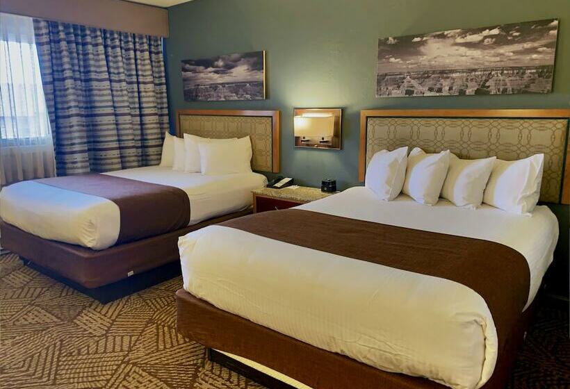 Номер Стандарт 2 Двуспальные Кровати, Thunderbird Lodge   Inside The Park