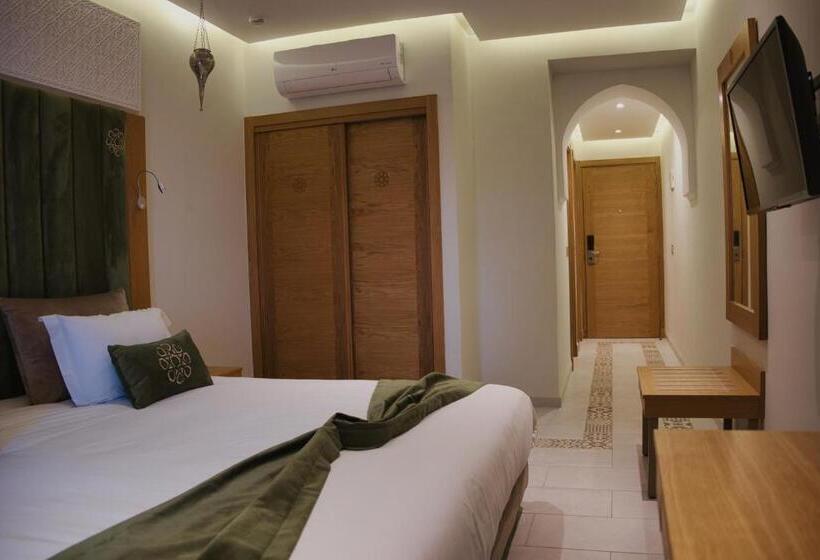 اتاق لوکس با چشم‌انداز استخر, Diwane Hotel & Spa Marrakech